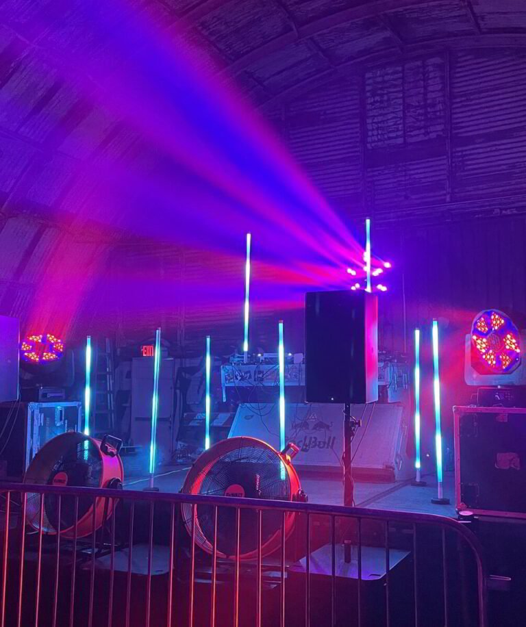 pixel led tube light on stage